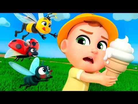 Shoo Fly Song | Children Help Insects | Lalafun Nursery Rhymes & Kids Songs