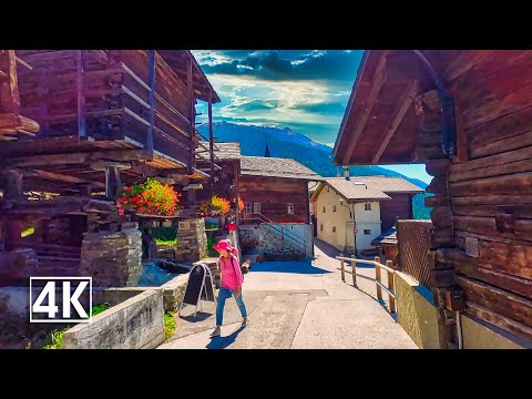 St-Luc Switzerland 🇨🇭 an ancient village with a majestic panorama