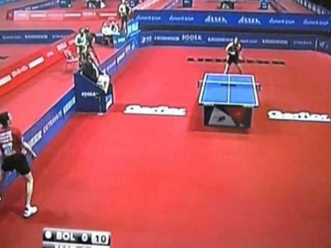 Timo Boll - Adrien Mattenet TISCHTENNIS EM 2010