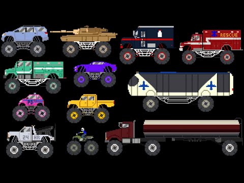 Monster Vehicle Colors 2 - @TheKidsPictureShow