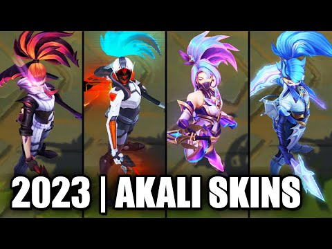 ALL AKALI SKINS SPOTLIGHT 2023 | League of Legends