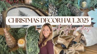 CHRISTMAS DECOR HAUL 2025 | DESIGNER HOLIDAY DECOR IDEAS | HIGH-END HOLIDAY LOOKS FOR LESS