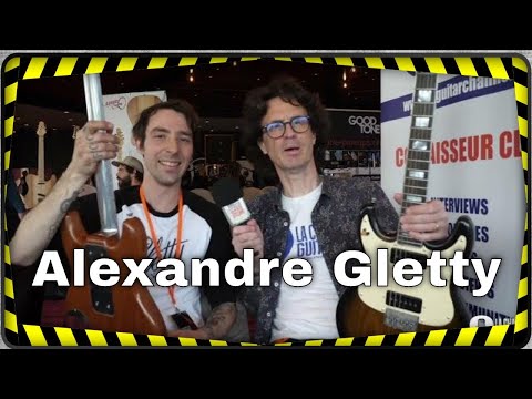 Gletty Guitars, guitare à manche en aluminium, interview Alexandre Gletty au MIGS 2022