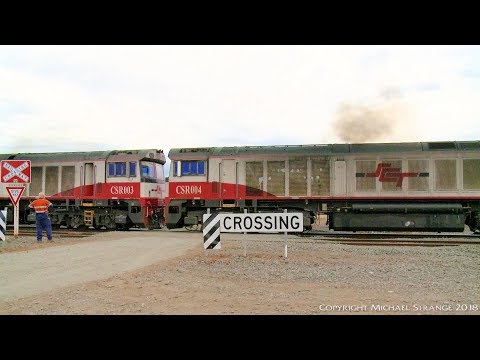 7922V SCT/SBR Dooen Container Train Departs Gheringhap (24/4/2018) - PoathTV Australian Railways
