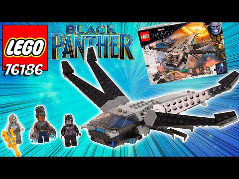 Vidéo LEGO Marvel 76186 : Le dragon volant de Black Panther