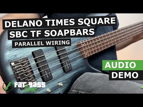 Delano Times Square SBC TF (Parallel Wiring) Soapbar Pickups Demo
