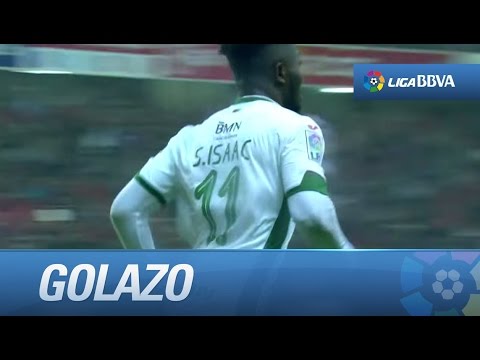 Golazo de Isaac Success (1-2) Sporting de Gijón - Granada CF