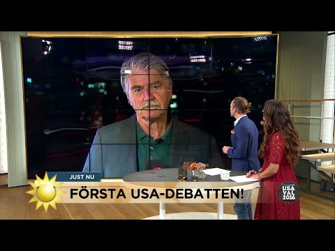 Första USA-debatten: "Förväntningarna på Clinton enorma" - Nyhetsmorgon (TV4)