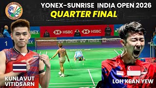 Download lagu THRILLING MATCH!!! Loh Kean Yew vs Kunlavut Vitidsarn | India Open 2026 mp3
