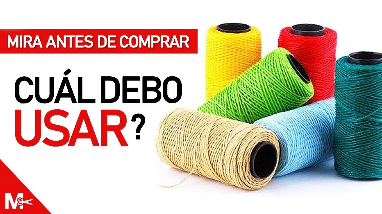 ► TIPOS DE HILO para coser ¿Cuál tengo que usar 🧵