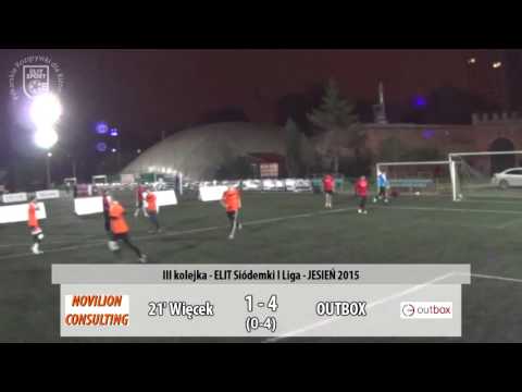 NOVILION CONSULTING 2:6 OUTBOX - ELIT Siódemki I Liga JESIEŃ 2015