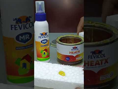 Heatx vs Thermocol                 Heatx Reaction                #fevicol #viral #trending #shorts
