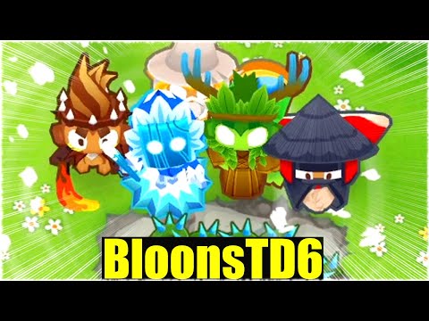 DIE 5 SCHÖNSTEN AFFEN VS DEN BOSS! - Bloons TD6 [Deutsch/German]