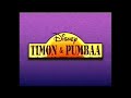 Timon Pumbaa 1995 Svensk Trailer VHS