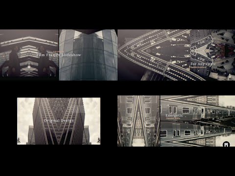 Film Frames Slideshow Modular Template for Apple Motion & FCPX
