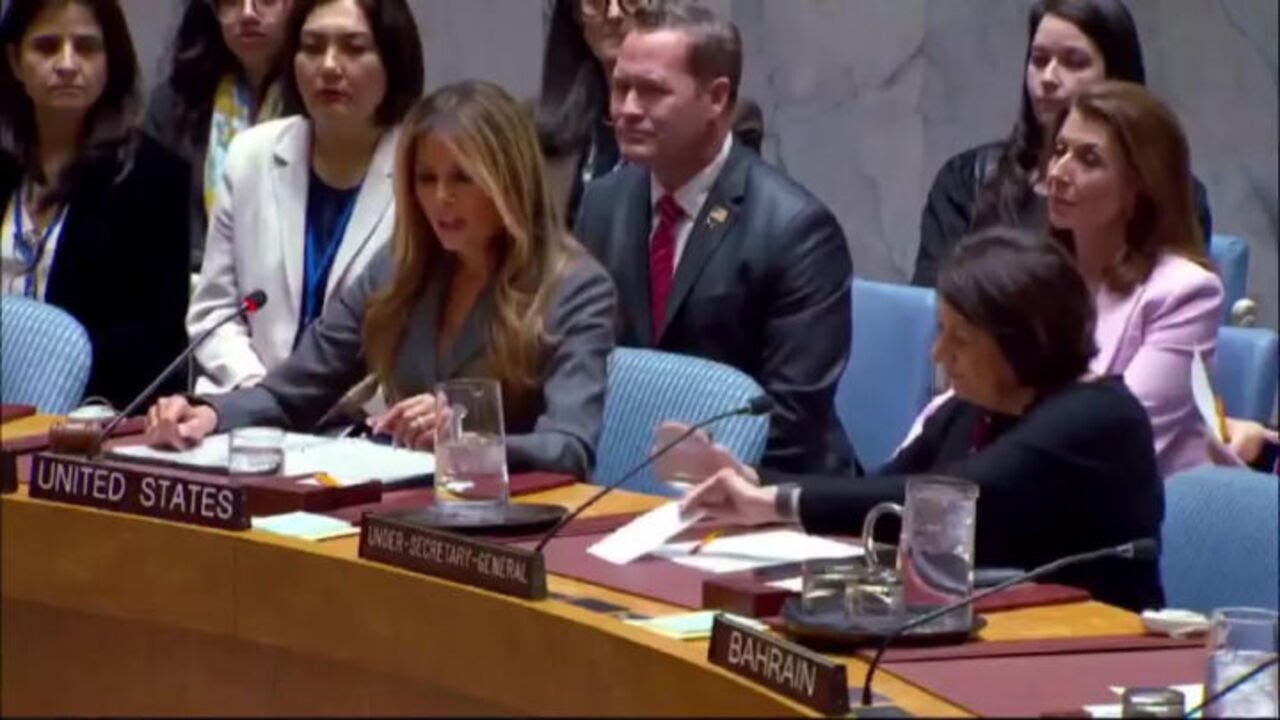 Melania Trump presiede Consiglio sicurezza Onu: "Gli Usa sono con i bambini di tutto il mondo"