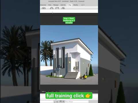 Vray and Revit rendering  in two minutes