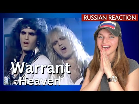 Gave me the FEELS!  RUSSIAN First time Reacting to Warrant -  "Heaven"
