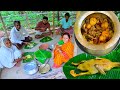 গ্রাম্য পদ্ধতিতে হান্ডিতে পাতি হাঁস �