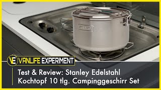 Test & Review: Stanley Edelstahl Kochtopf - 10 tlg. Campinggeschirr Set