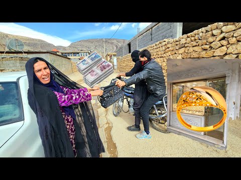 Fatemah sold her gold ring to be happy, but the thieves plundered her