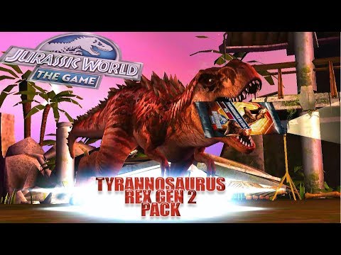 T-REX GEN 2 PACK THE ANGER OF GEN 2 (PVP) | JURASSIC WORLD THE GAME