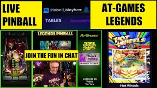 Live virtual pinball - Zaccaria -"Hot Wheels" (and more!) - At Games Legends