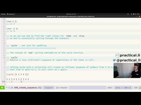 Practicalli Clojure 32 - 4Clojure 44 to 52