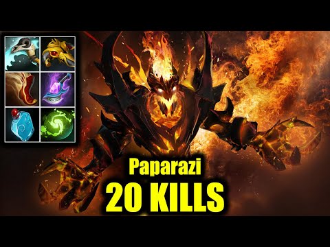 🔥 Full Magic Build - Paparazi - Shadow Fiend - 20 Kills - DOTA 2 Pro Game Highlights