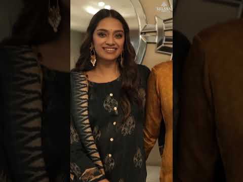 Relsaa Alisha Natural Satin Wholesale Partywear Suits Catalog – product video thumbnail