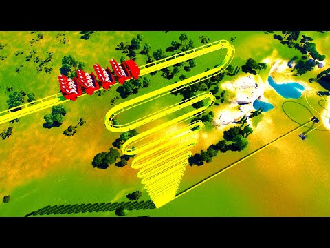 Snake Down Roller Coaster – Planet Coaster 2