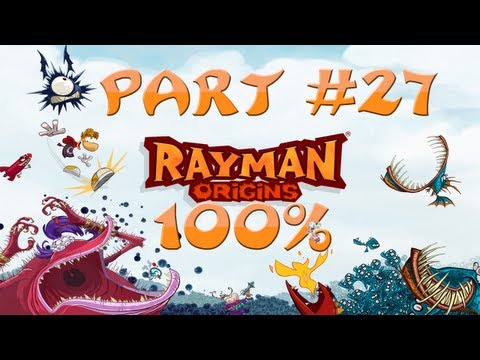 Rayman Origins - 100% Walkthrough Part #27 - I'm An Underwater Winner!