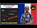 QUESTION WORDS (Interrogative Pronouns)  - Pronoms Interrogatifs