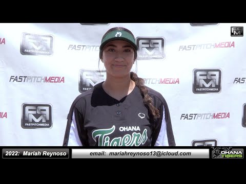 2022 Mariah Reynoso 4.2 GPA - Athletic Shortstop and Outfield Softball Skills Video - Ohana Tigers