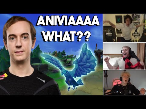 Streamers React to Caps Picking ANIVIA and G2 Cooking BLG