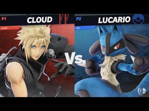 Aster (Cloud) vs Alk (Mewtwo/Lucario) - Smash Ultimate @ LXG 6