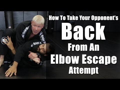 How To Take The Back From An Elbow Escape Attempt In Jiu Jitsu