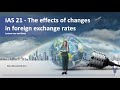 IAS 21 Foreign Exchange Transactions Lecture 2 and 3