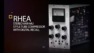 Video thumbnail for WesAudio _RHEA - stereo vari-mu true tube compressor with digital recall - Features overview by WesAudio