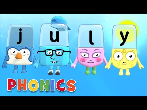 Phonics - Learn to Read | J is for July! | Alphablocks