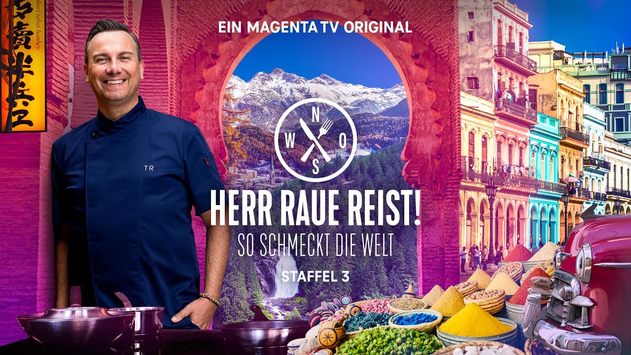 Herr Raue reist! So schmeckt die Welt | Staffel 3 | MagentaTV | Bildquelle: YouTUbe © YouTube/MagentaTV | Bilder sind in der Regel urheberrechtlich geschützt