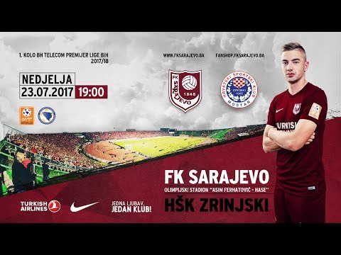 Najava: FK Sarajevo - HŠK Zrinjski