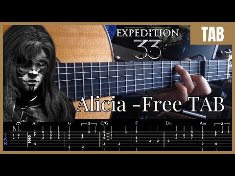 [Free TAB] Easy Fingerstyle – Alicia (Clair Obscur Expedition 33)