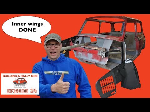 Building a classic rally mini Part 24 N/S inner wing classic mini restoration