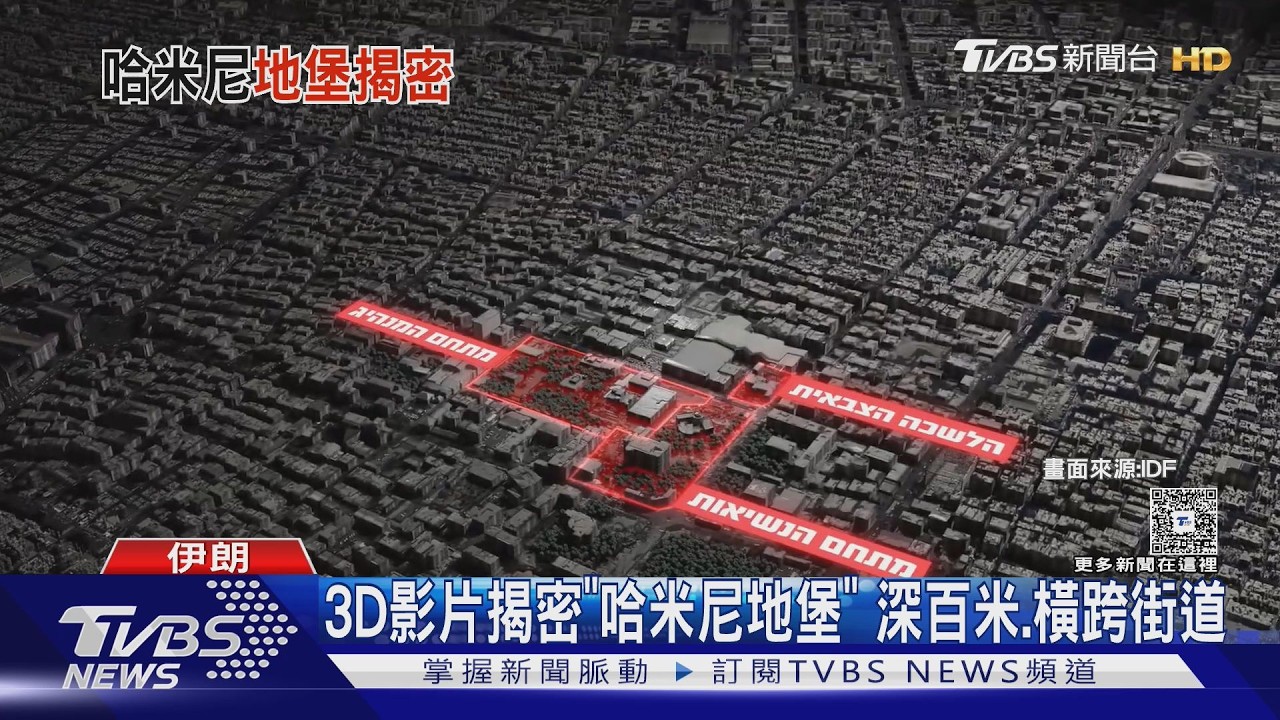 影音/「哈米尼地堡」長這樣! 以軍3D影片揭密 深百米橫跨街道
