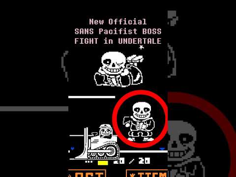 New SANS Pacifist BOSS FIGHT in UNDERTALE? #undertale #deltarune #sans #sansundertale #tobyfox #boss
