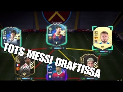 TOTS MESSI DRAFTISSA |Fifa 21 suomi