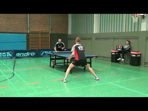 M.Nieswand vs. B.Krämer TTC Schwalbe Bergneustadt III vs. VTV Freier Grund, 4:9