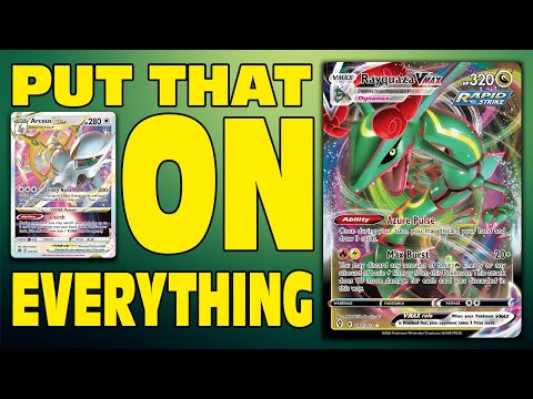 This Is What Can Happen If You Use Arceus Vstar With Rayquaza Vmax.