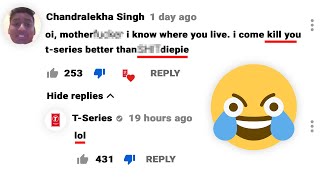 T-Series Fan Threatens To Kill Me